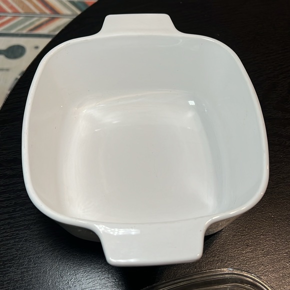 Vtg Corning Ware Pyrex Glass Lid 1.5 Qt Country Festival Amish Birds Flowers - Picture 10 of 14